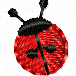 Lady Bugs Embroidery Design 8